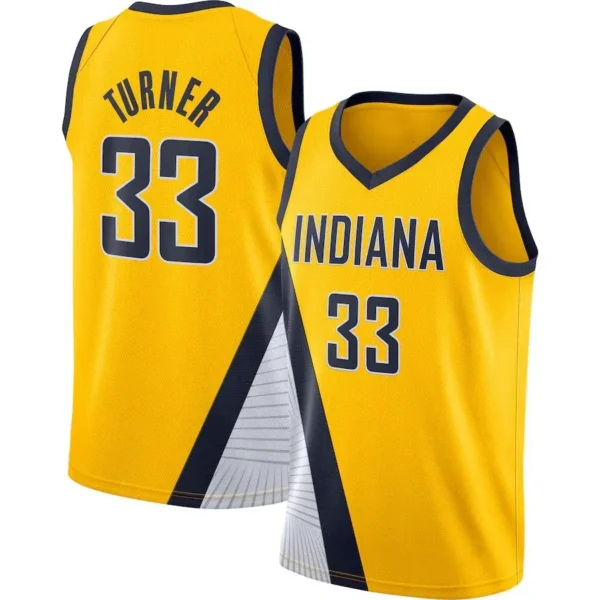 Men’s Ben Sheppard #26 Indiana Pacers Jersey – 2023 Draft Statement Edition Yellow | Stitched NBA Basketball Jersey - Image 4