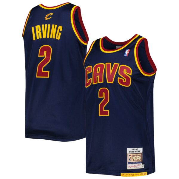 Men’s Kyrie Irving #2 Cleveland Cavaliers Jersey – 2011-12 Navy Swingman | NBA Throwback Basketball Jersey