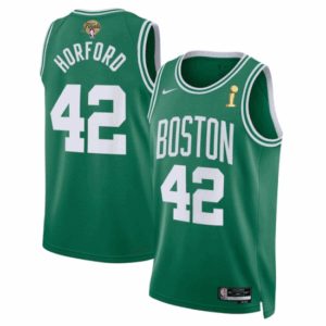 Boston Celtics 42 Al Horford Kelly Green 2024 Finals Champions Icon Edition Stitched Basketball Jersey