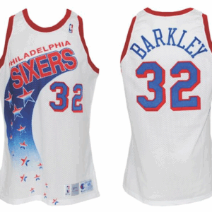 Charles Barkley #34 – Philadelphia 76ers 1991–92 Game Star Jersey (Men’s Edition)