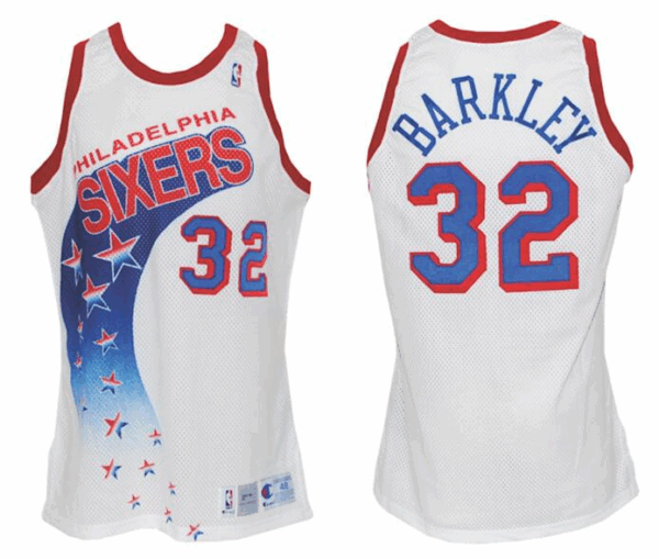 Charles Barkley #34 – Philadelphia 76ers 1991–92 Game Star Jersey (Men’s Edition)