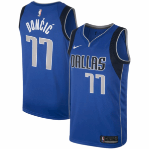 Luka Dončić #77 – Dallas Mavericks Nike Swingman Jersey – Icon Edition (Royal Blue)