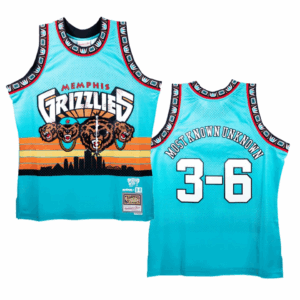 Memphis Grizzlies x Three 6 Mafia – NBA Remix Jersey (Teal)