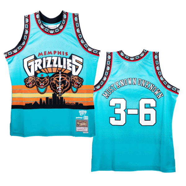 Memphis Grizzlies x Three 6 Mafia – NBA Remix Jersey (Teal)