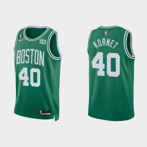 Boston Celtics #40 Luke Kornet – 2022–23 Icon Edition Jersey (Kelly Green)