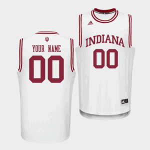 Men’s NCAA Custom College Basketball Jersey White Edition – #00