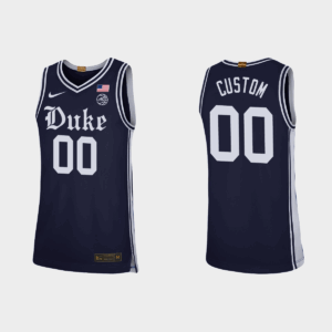 Men’s Duke Blue Devils #00 Custom