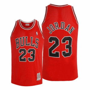 Men’s Michael Jordan #23 – Chicago Bulls Red Hardwood Classics Jersey