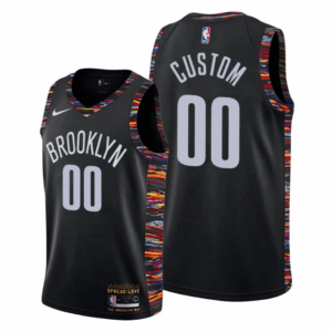 Men’s Brooklyn Nets – Custom "Music Edition" Jersey (Black)