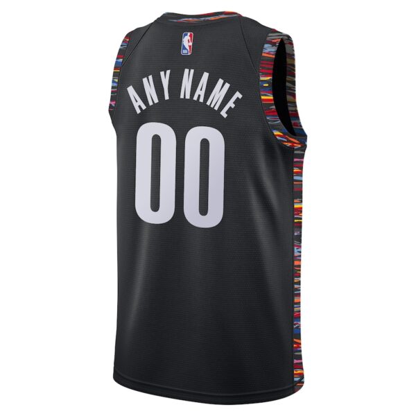 Men’s Brooklyn Nets – Custom "Music Edition" Jersey (Black) - Image 4