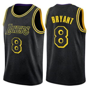 Men’s Kobe Bryant #8 Lakers Jersey – Black 8.24 Mamba Day Special Edition | Limited Tribute Basketball Jersey