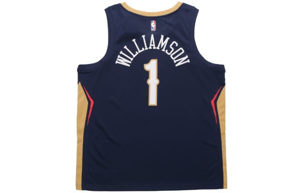 Nike NBA Zion Williamson New Orleans Pelicans 2022/23 Icon Edition Swingman Jersey #1 CW3674-424 | ICNY SPORT - Image 2