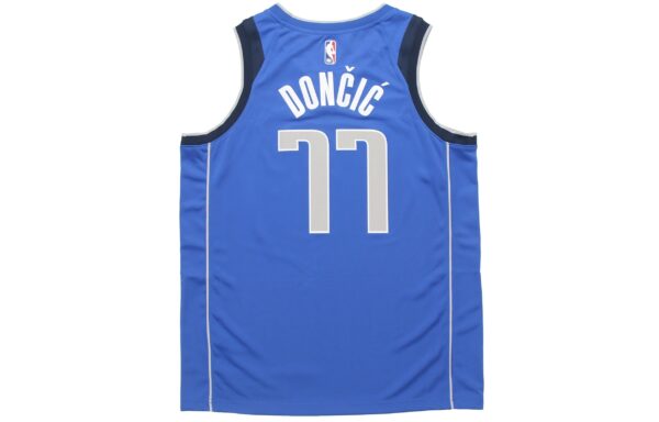 Nike NBA Jersey Luka Doncic Basketball Jersey/Vest SW Fan Edition Team Limited Mavericks No. 77 Blue 864469-487 | ICNY SPORT - Image 2