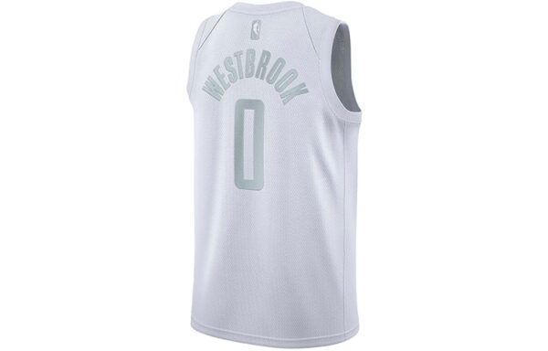 Nike NBA Basketball Jersey/Vest Houston Rockets Russell Westbrook 0 White CT4210-100 | ICNY SPORT - Image 2