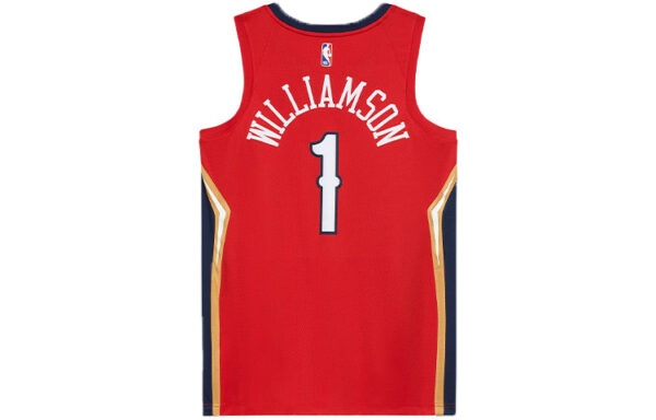Air Jordan NBA Zion Williamson New Orleans Pelicans 2020/21 Fan Edition Jersey #1 CV9486-660 | ICNY SPORT - Image 2