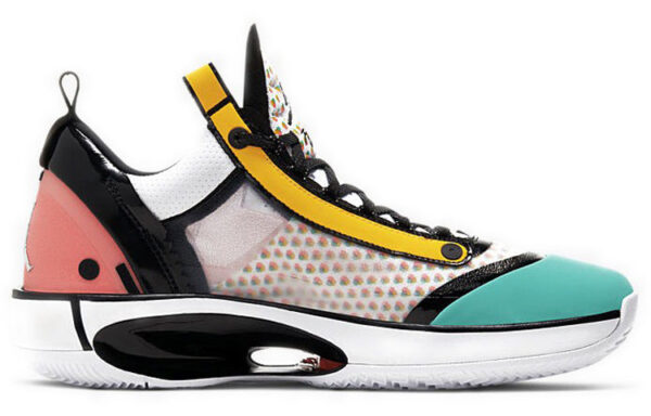 Guo Ailun X Air Jordan 34 Low 'Pop Art' CZ7748-100 | ICNY SPORT - Image 2