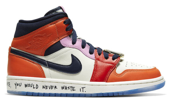 (WMNS) Air Jordan 1 Mid X Melody Ehsani 'Fearless' CQ7629-100 | ICNY SPORT - Image 2