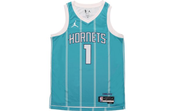 Air Jordan Dri-FIT NBA Charlotte Hornets Lamelo Ball Icon Edition 2022/23 Swingman Jersey 'Green' DN1998-415 | ICNY SPORT - Image 2