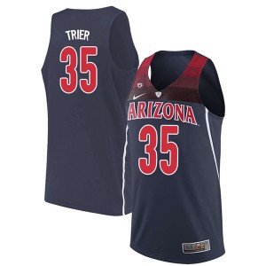 Men’s Allonzo Trier #35 Arizona Wildcats Jersey – Navy Blue College Basketball Jersey | NCAA Replica or Stitched Edition