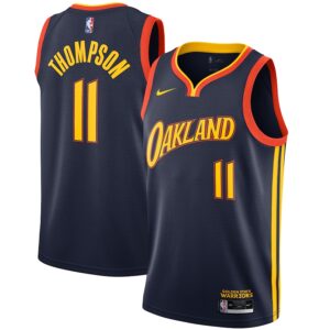 Klay Thompson #11 – Golden State Warriors 2020–21 City Edition Jersey – Navy