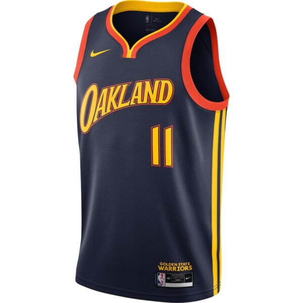 Klay Thompson #11 – Golden State Warriors 2020–21 City Edition Jersey – Navy - Image 3