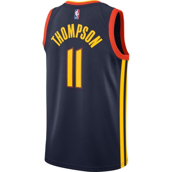 Klay Thompson #11 – Golden State Warriors 2020–21 City Edition Jersey – Navy - Image 4