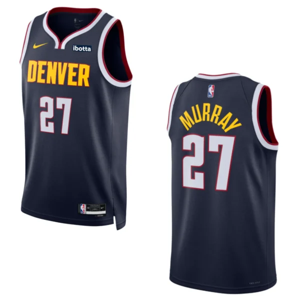 Men’s Russell Westbrook #4 Denver Nuggets Jersey – 2024 Icon Edition Navy | Stitched NBA Basketball Jersey - Image 3