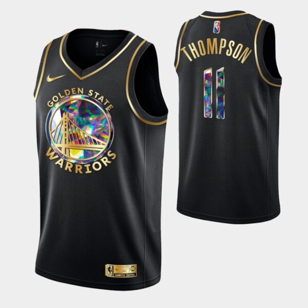 Stephen Curry #30 – Golden State Warriors 2022 Western Conference Champions Jersey – Black Diamond Edition - Image 3