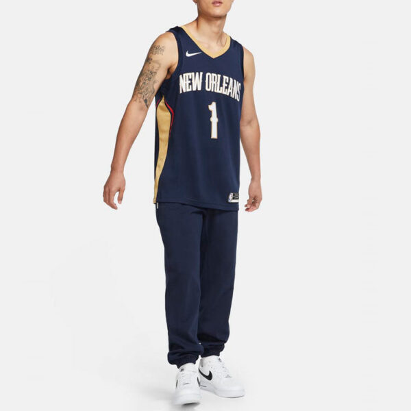 Nike NBA Zion Williamson New Orleans Pelicans 2022/23 Icon Edition Swingman Jersey #1 CW3674-424 | ICNY SPORT - Image 3