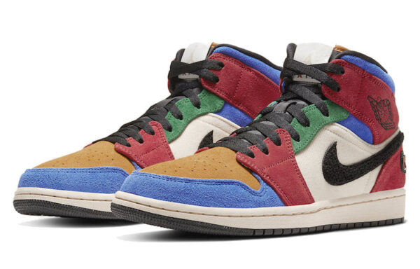 Air Jordan 1 Mid X Blue The Great 'Fearless' CU2805-100 | ICNY SPORT - Image 3