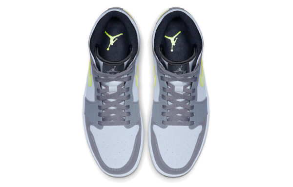 Air Jordan 1 Mid 'Gunsmoke Volt' 554724-072 | ICNY SPORT - Image 3