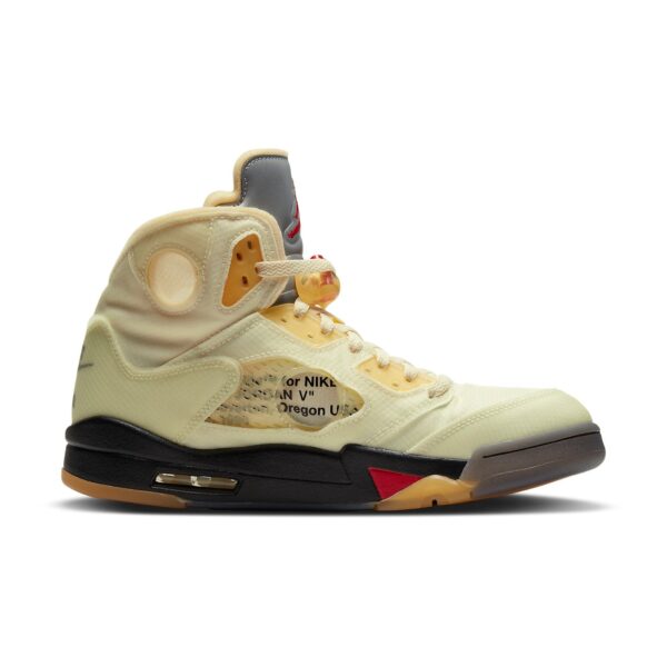 Air Jordan 5 X Off-White SP 'Sail' DH8565-100 | ICNY SPORT - Image 2