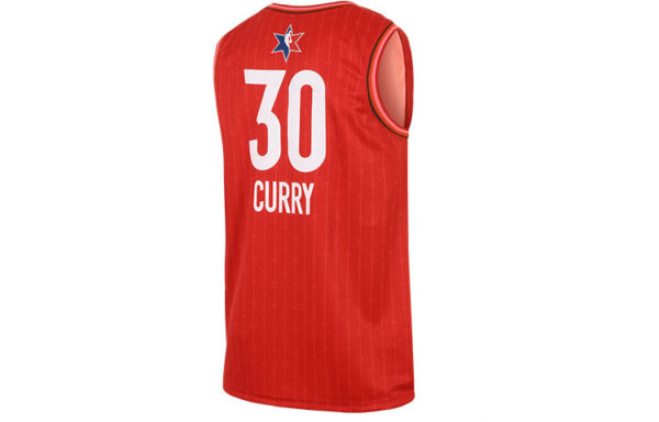 Men's Air Jordan NBA Sports Basketball 20 All-Star Curry 30 Red Jersey CJ1063-658 | ICNY SPORT - Image 3