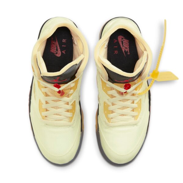 Air Jordan 5 X Off-White SP 'Sail' DH8565-100 | ICNY SPORT - Image 4