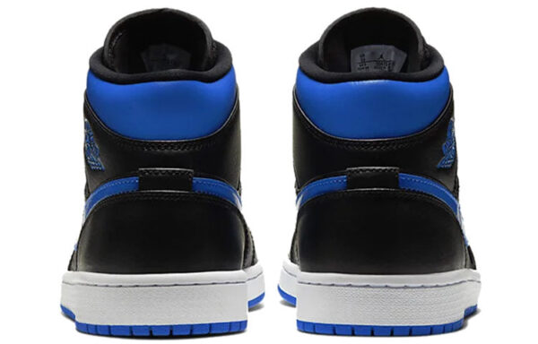 Air Jordan 1 Mid 'Black Hyper Royal' 554724-068 | ICNY SPORT - Image 4