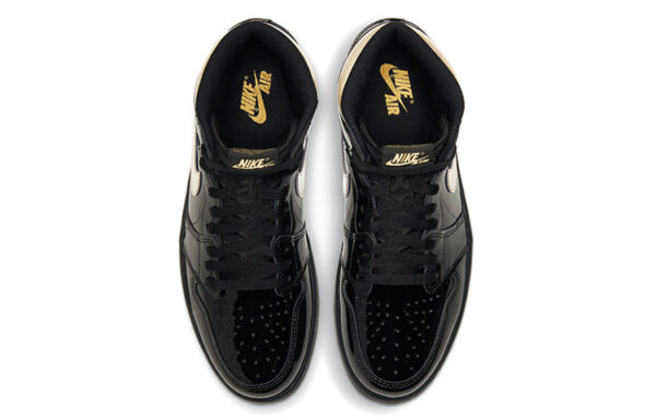 Air Jordan 1 Retro High OG 'Black Metallic Gold' 555088-032 | ICNY SPORT - Image 4
