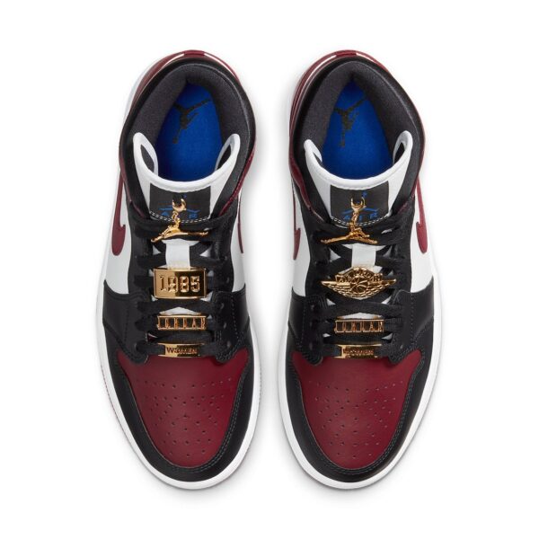 (WMNS) Air Jordan 1 Mid SE 'Gold Pendants' CZ4385-016 | ICNY SPORT - Image 4