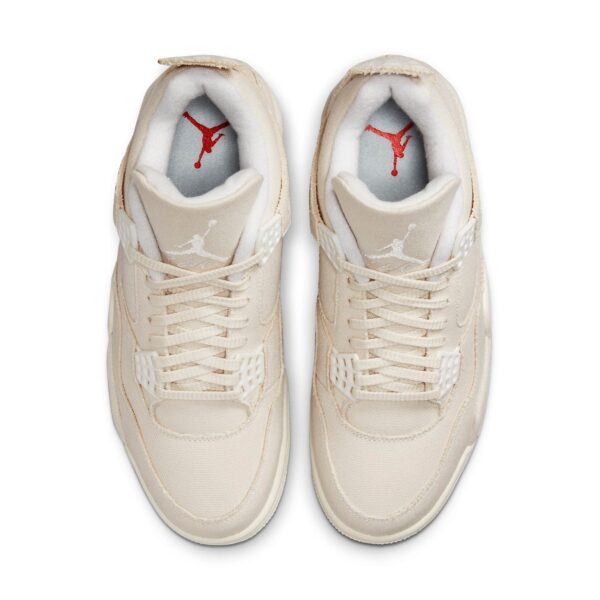 (WMNS) Air Jordan 4 Retro 'Blank Canvas' DQ4909-100 | ICNY SPORT - Image 4