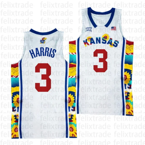 Men's Ochai Agbaji #30 Kansas Jayhawks Jersey – Customize by name and number - Image 4