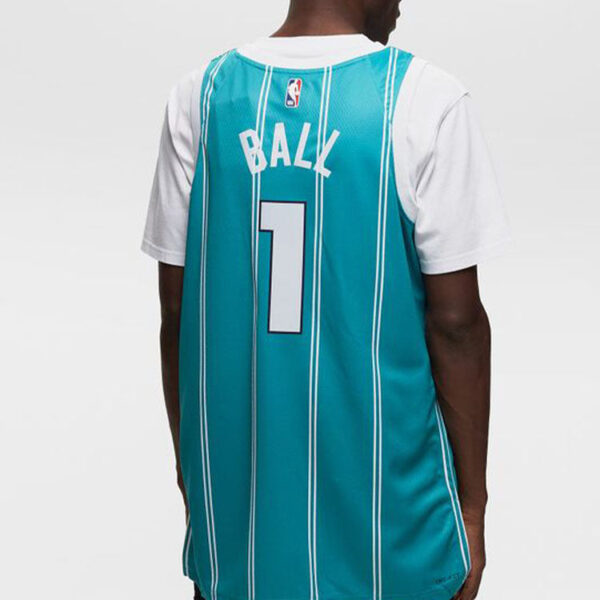Air Jordan Dri-FIT NBA Charlotte Hornets Lamelo Ball Icon Edition 2022/23 Swingman Jersey 'Green' DN1998-415 | ICNY SPORT - Image 5