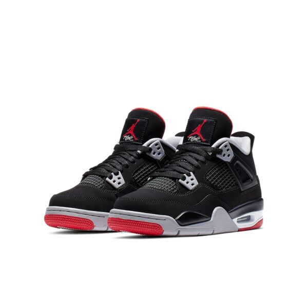 (GS) Air Jordan 4 Retro OG 'Bred' 2019 408452-060 | ICNY SPORT - Image 4