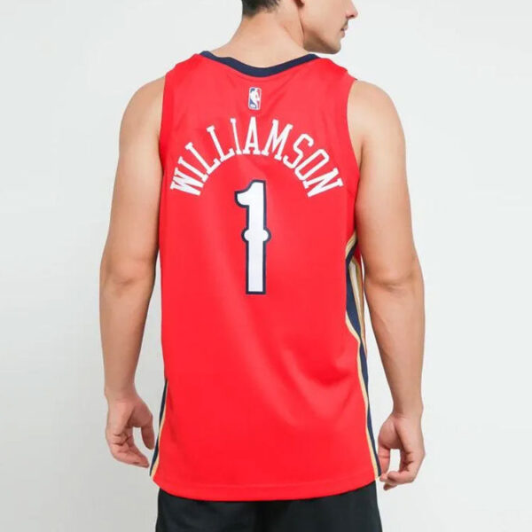 Air Jordan NBA Zion Williamson New Orleans Pelicans 2020/21 Fan Edition Jersey #1 CV9486-660 | ICNY SPORT - Image 5