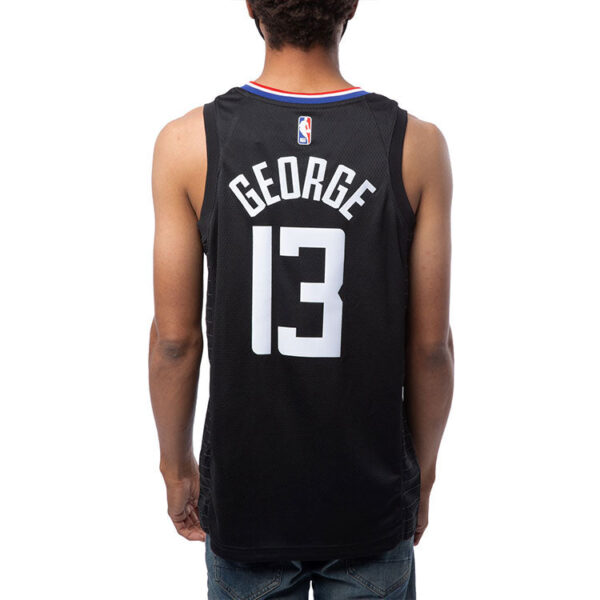 Air Jordan NBA SW Fan Edition Los Angeles Clippers Jersey 2020-21 Season George No. 13 Black CV9480-012 | ICNY SPORT - Image 5