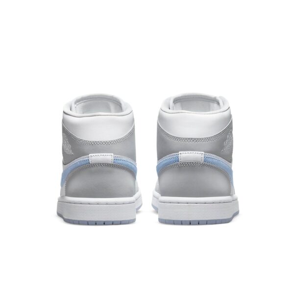 (WMNS) Air Jordan 1 Mid 'Wolf Grey Aluminum' BQ6472-105 | ICNY SPORT - Image 5