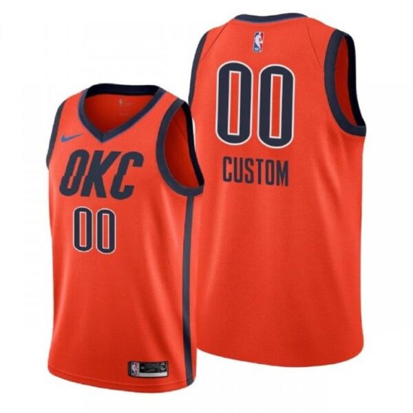 Russell Westbrook Oklahoma City Thunder Nike 2018/19 Swingman Jersey Orange – Earned Edition - Image 4