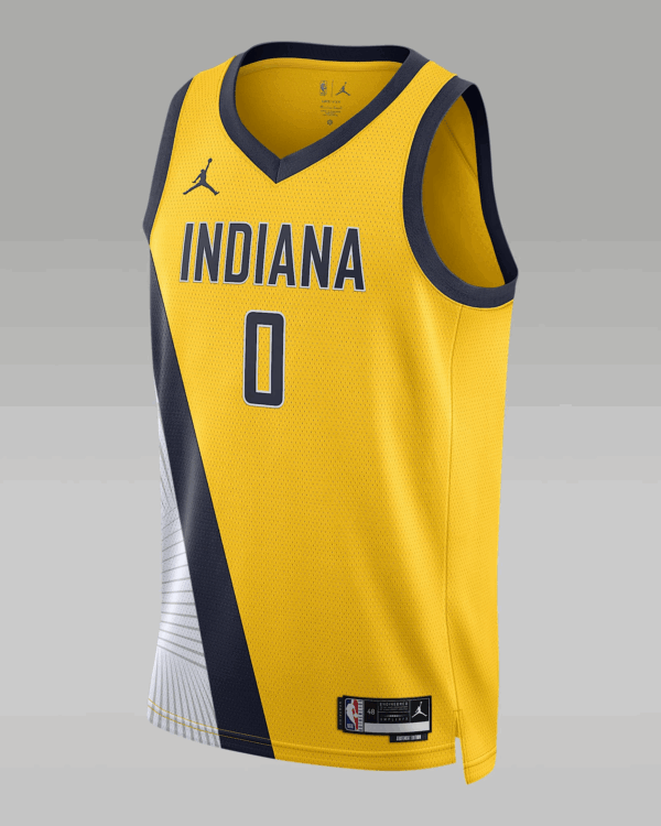 Ben Sheppard #26 – Indiana Pacers 2023 Draft Statement Edition Jersey – Yellow (Stitched)