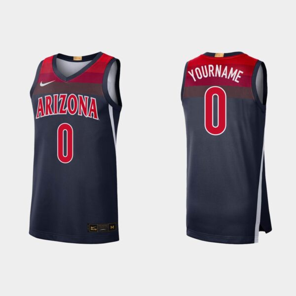 Men’s Allonzo Trier #35 Arizona Wildcats Jersey – Navy Blue College Basketball Jersey | NCAA Replica or Stitched Edition - Image 2