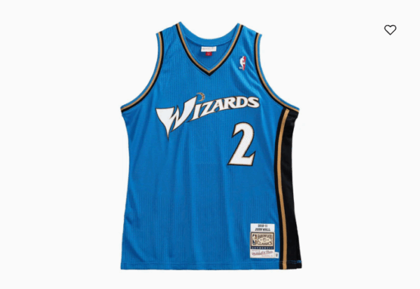 John Wall #2 – Washington Wizards 2010–11 Hardwood Classics Jersey – Blue - Image 3