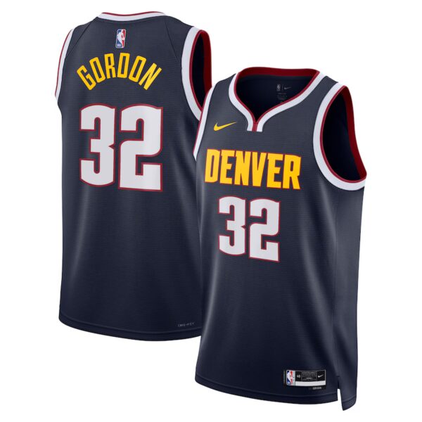 Men’s Aaron Gordon #32 Denver Nuggets Jersey – 2024 Icon Edition Navy | Stitched NBA Basketball Jersey