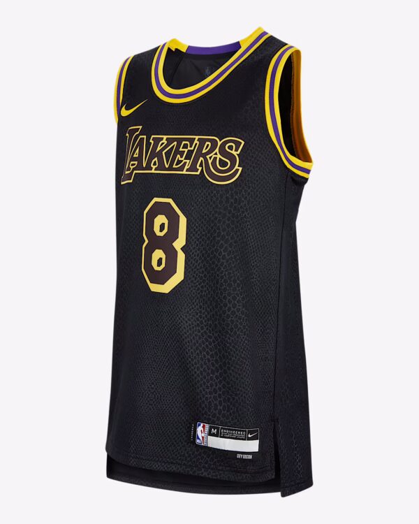 Men’s Kobe Bryant #8 Lakers Jersey – Black 8.24 Mamba Day Special Edition | Limited Tribute Basketball Jersey - Image 2